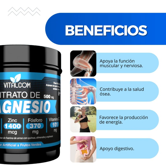 Miniatura 4 de CITRATO DE MAGNESIO 500g